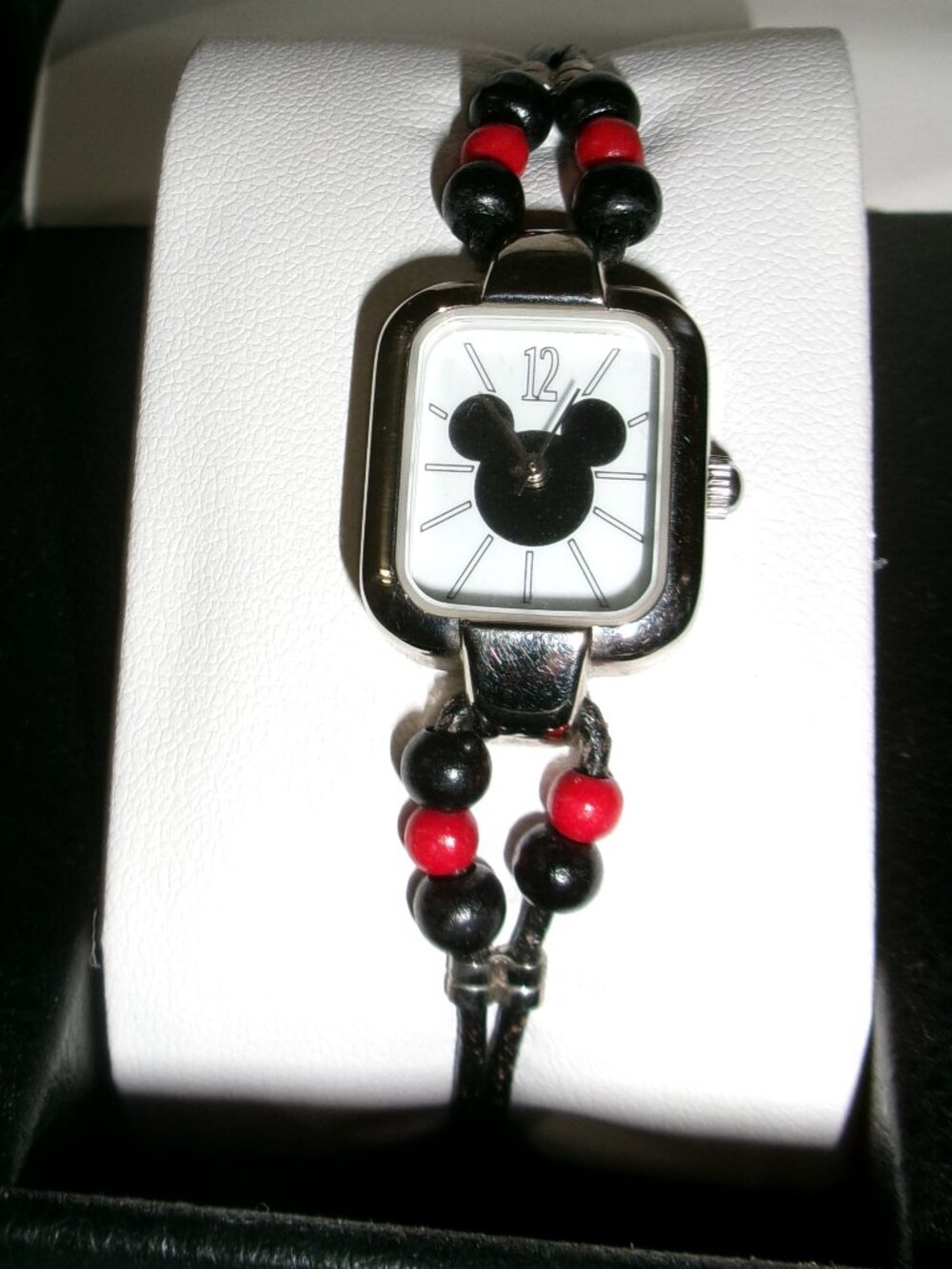 Rare '90s Disney Store Mickey Mouse Watch with a Beaded Band
